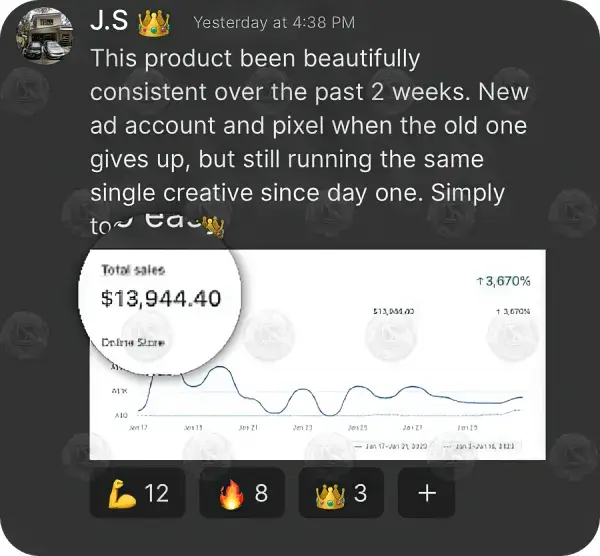 A Hustlers University e-commerce result