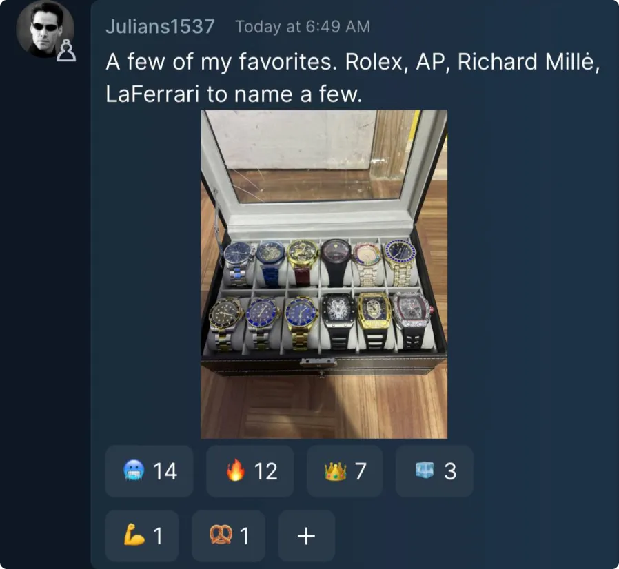 A Hustlers University member celebrating a sales milestone